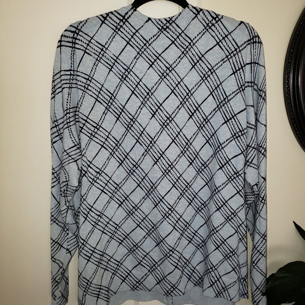 Karen Scott Button Front Long Sleeve Cardigan - Picture 5 of 5